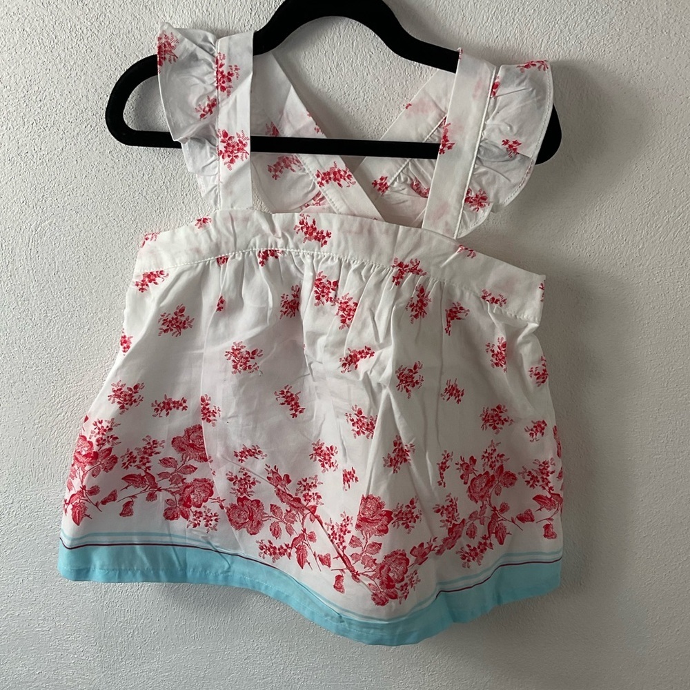 Janie and Jack Flutter Sleeve Tank Top Sz 6